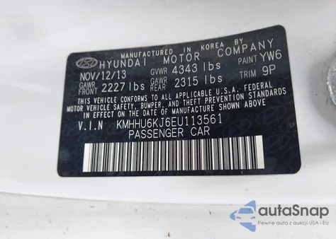 2014 Hyundai Genesis 3.8 Ultimate из США, поврежденный, VIN KMHHU6KJ6EU113561